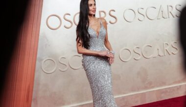 Demi Moore at the 97th Oscars held at the Dolby Theatre on March 2, 2025 in Hollywood, California.