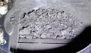 Ryugu sample in its return capsule