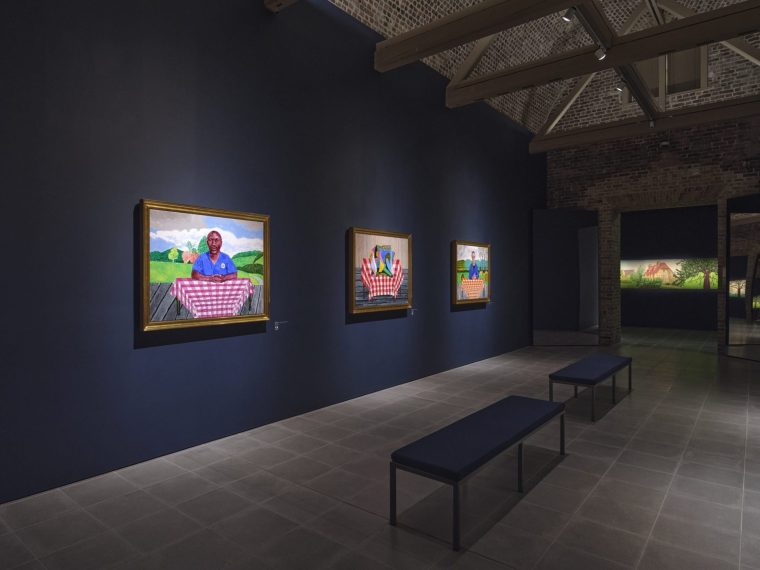 David?Hockney, A Year in Normandie And Some Other Thoughts About Painting, exhibition at Serpentine North. Image supplied by Esther Midgen