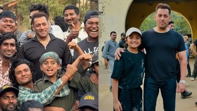 New pictures of Salman Khan from the sets of Battle of Galwan.