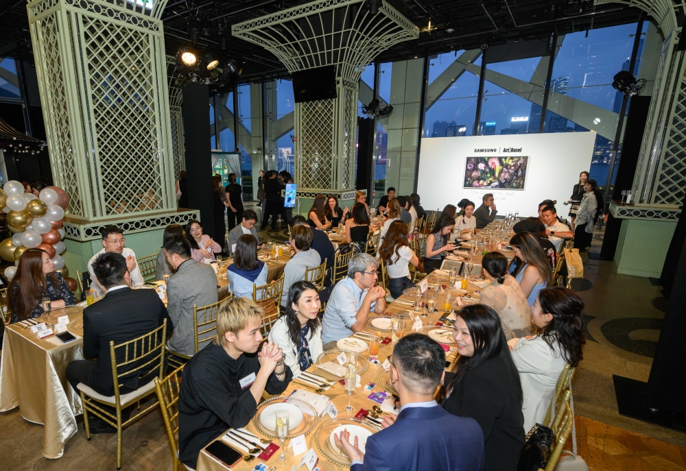 Small-group dinner conversations brought art, technology and personal discovery together.