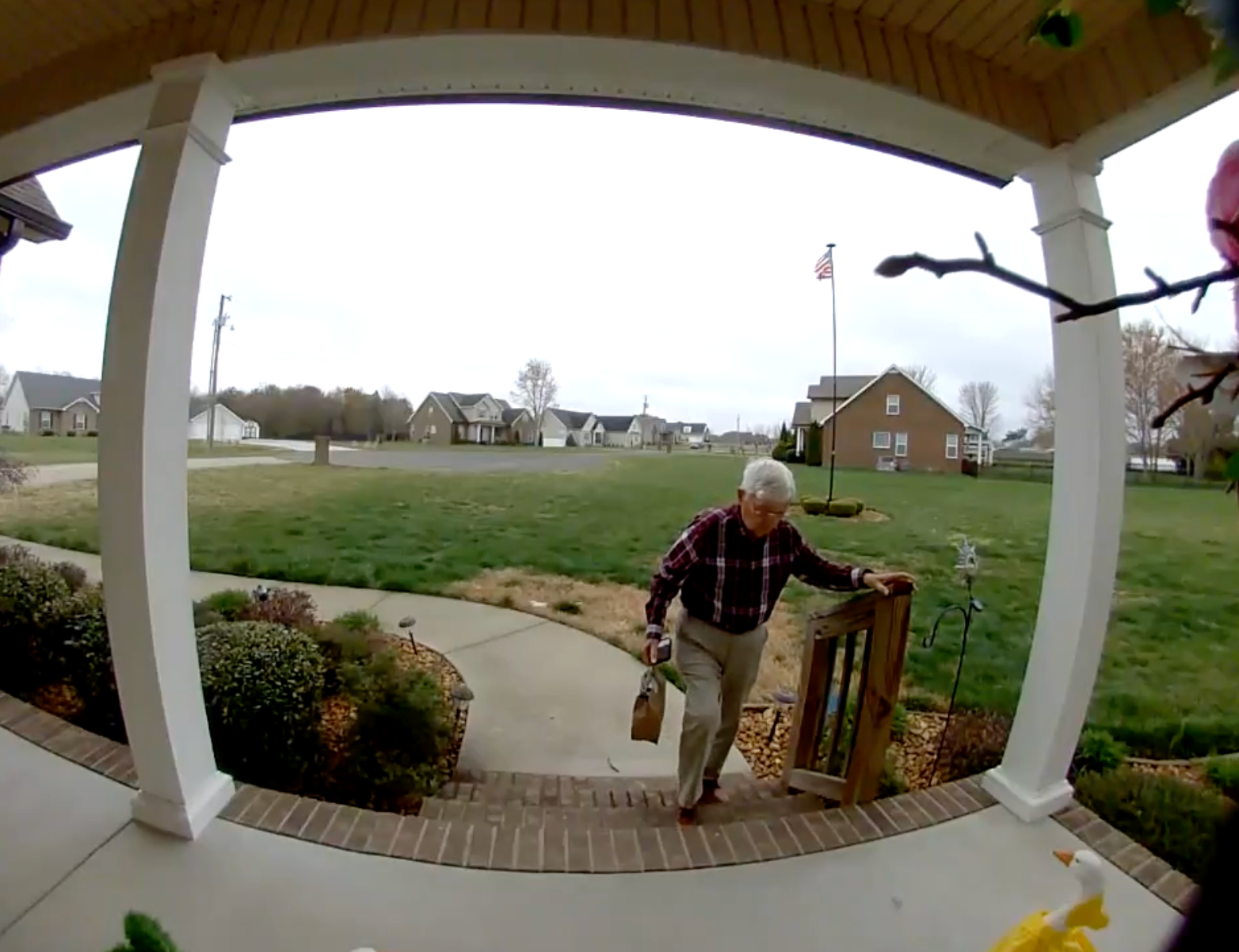 A similar scenario unfolded in Tennessee after a woman launched a GoFundMe for a 78-year-old man named Richard, a DoorDash driver she saw 'struggling' to deliver an order.