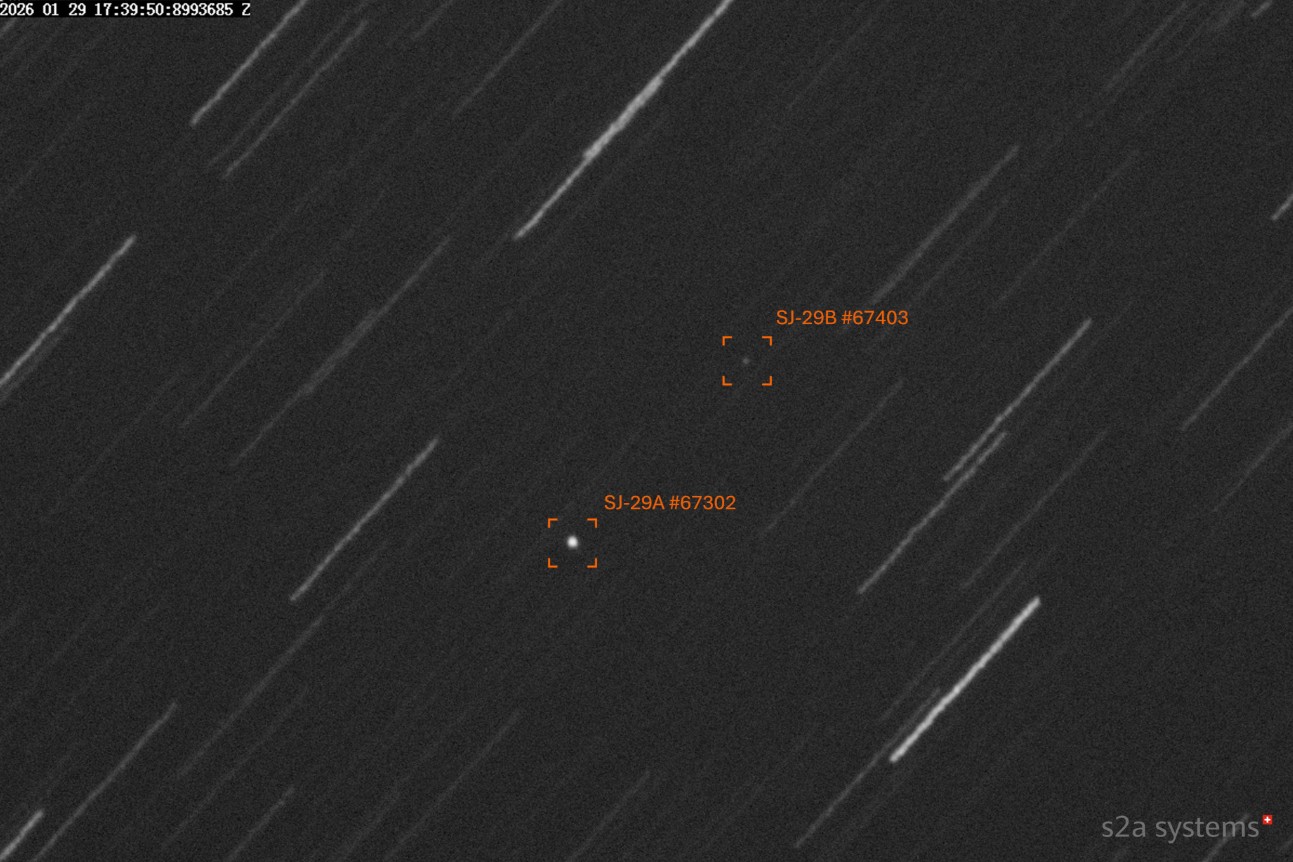 U.S. GSSAP satellites execute GEO handoff to monitor China’s Shijian-29 spacecraft