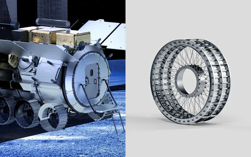 Thales Alenia Space has selected US-based Astrobotic to develop wheels for the Italian Space Agency's mobile lunar habitat.