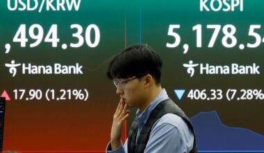 Asian Stock Markets Plunge as Oil Prices Surge Past $110 - 조선일보