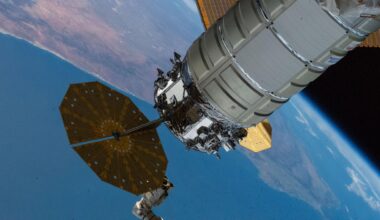 Watch Northrop Grumman's 1st 'Cygnus XL' cargo spacecraft leave the space station on March 12