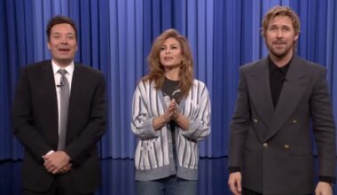 Eva Mendes, Ryan Gosling Make Rare Joint Appearance on 'Tonight Show’