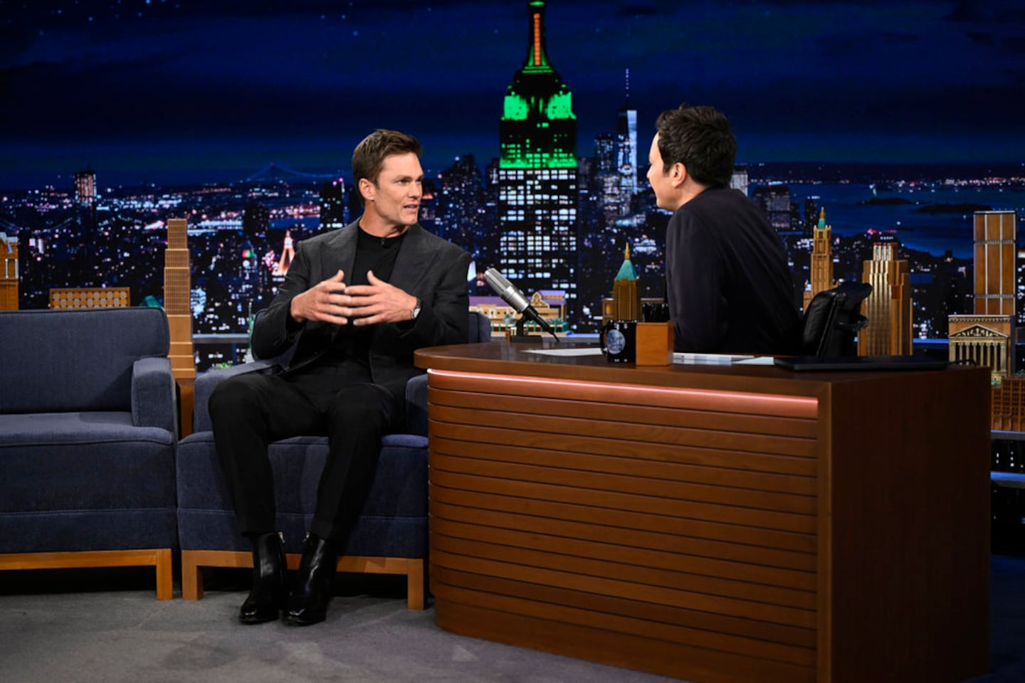 Tom Brady stopped by "The Tonight Show Starring Jimmy Fallon" on Tuesday.