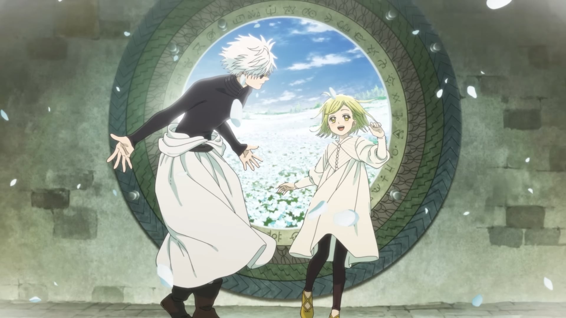 Witch Hat Atelier still of Qifrey drawing.