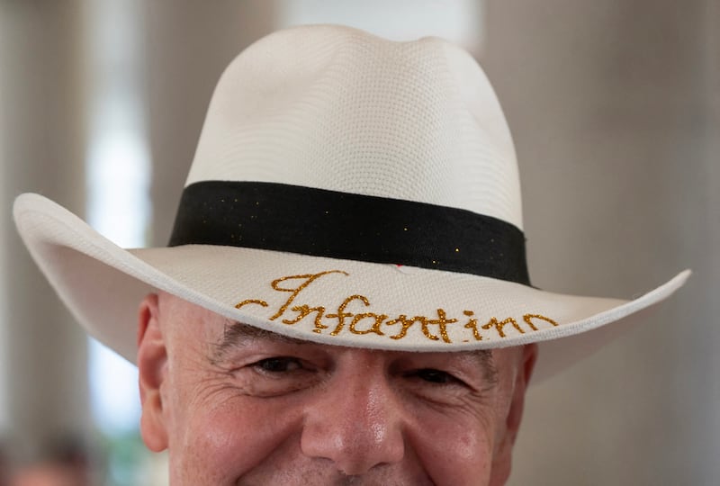 Has Fifa president Gianni Infantino been pondering his response to events in the Middle East? Photograph: Getty Images)