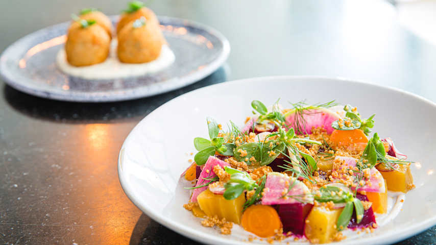 Delicious courses from Vianda restaurant in San Juan, Puerto Rico. (Courtesy Discover Puerto Rico)