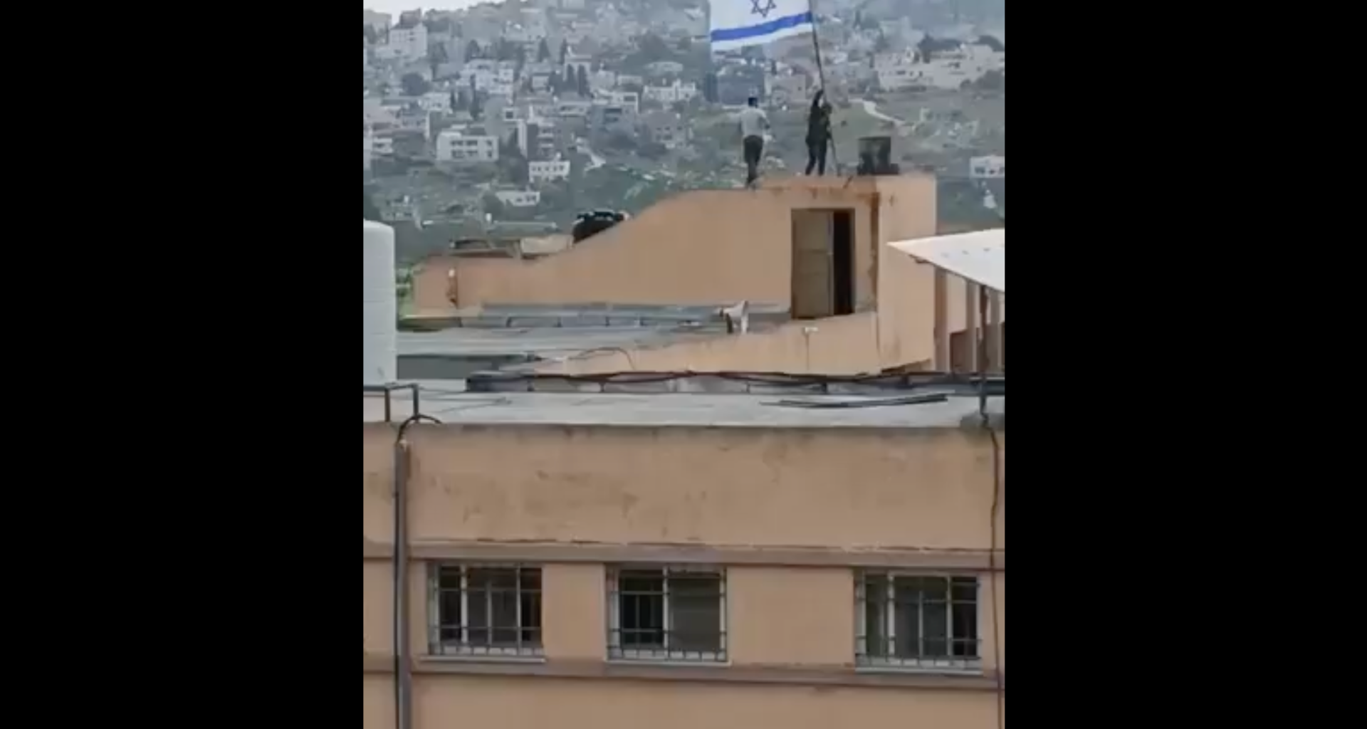 Israeli settlers vandalise school, raise Israeli flag in occupied West Bank | Israel-Palestine conflict