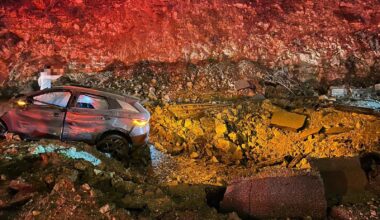 Three wounded in Iranian missile strike on highway outside Jerusalem