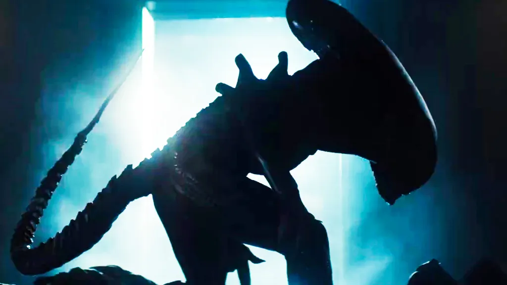 Xenomorph in the shadows in Alien Earth