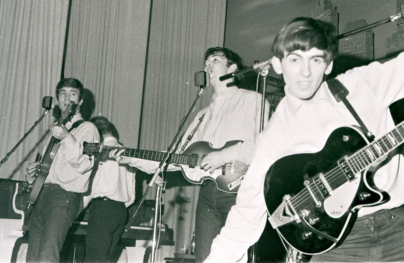 Photo of The Beatles in Hamburg, 1962