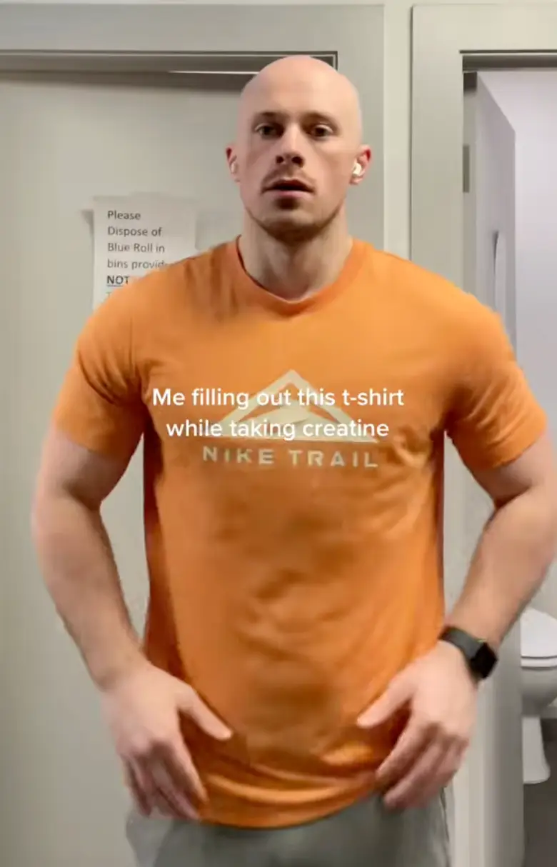 This is how Cillian looked while taking creatine (YouTube/Cillian Domican)