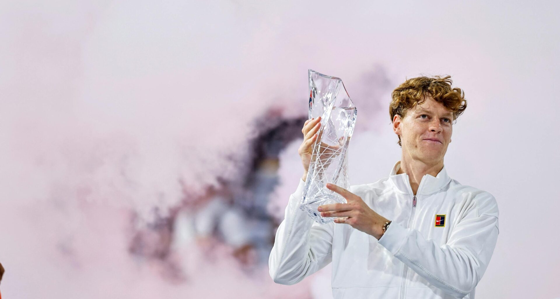 Jannik Sinner / Photocall trophée Miami 2026