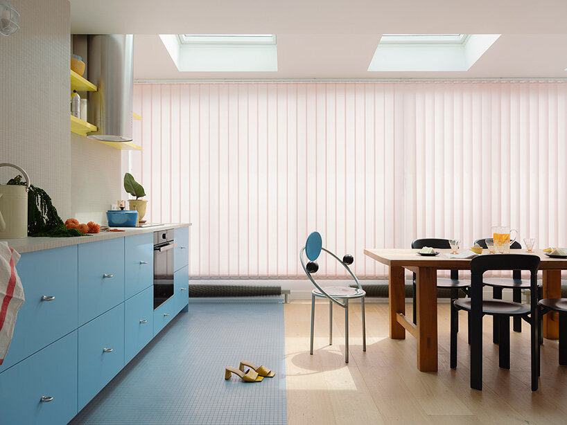 acte deux transforms a paris apartment into a swimming lane of color and movement - 2