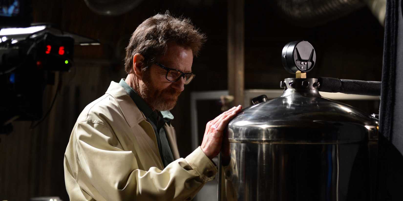 Bryan Cranston as Walter White in the finale of Breaking Bad