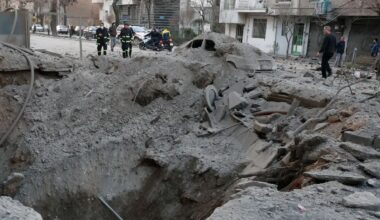 Airstrikes on Tehran on 6th March 2026.