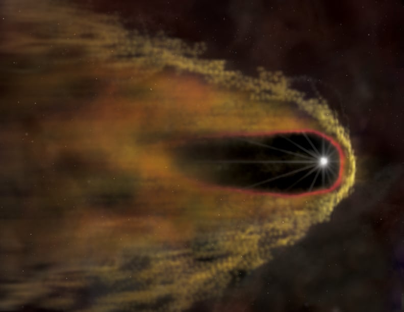 Artist's impression of pulsar B1957+20 - an example of a black widow. Credit - NASA/CXC/M.Weiss