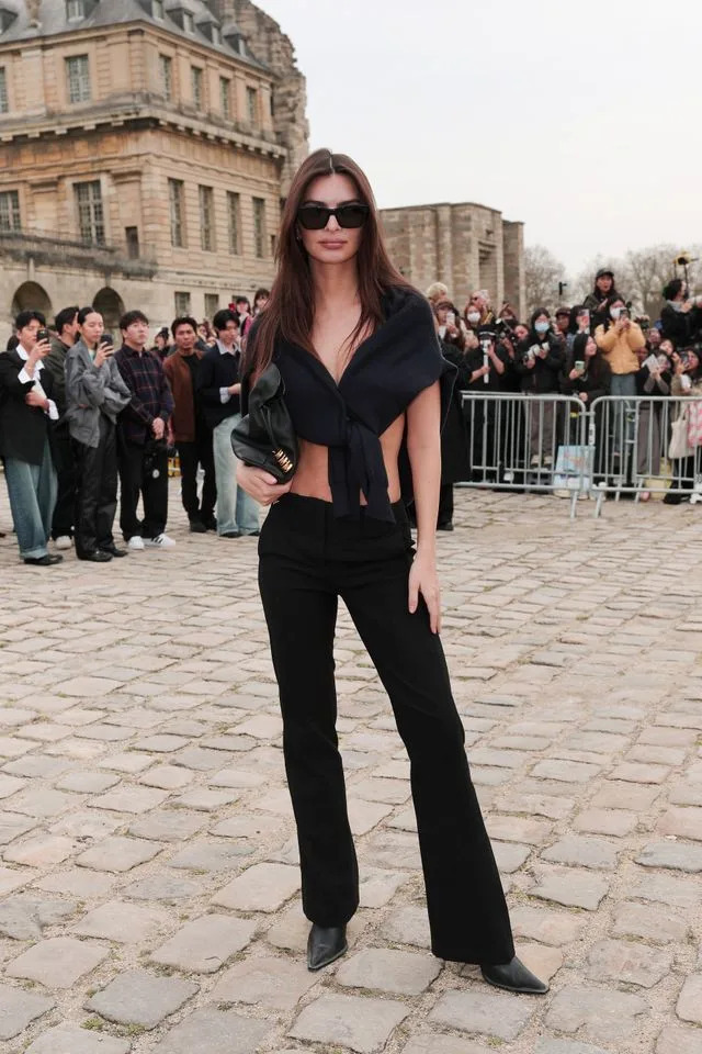 Emily Ratajkowski attends the Loewe Womenswear Fall/Winter 2026-2027 show as part of Paris Fashion Week on March 6, 2026Credit: Getty Images