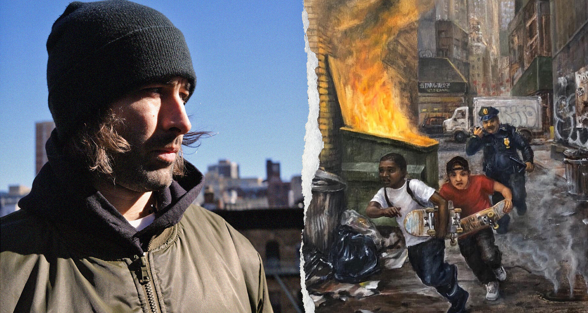 BREAKING THE MOLD OF TRADITIONAL OIL PAINTING WITH SKATEBOARDER ANDREW BARNES