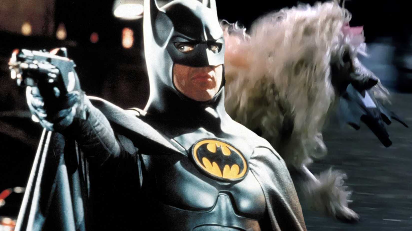 batman versus a poodle