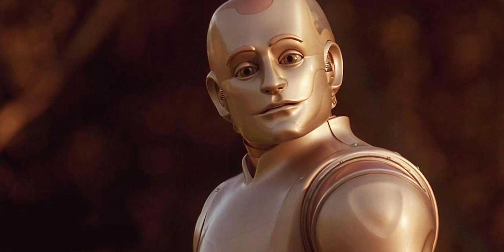 Robin Williams as the robot in 'Bicentennial Man'