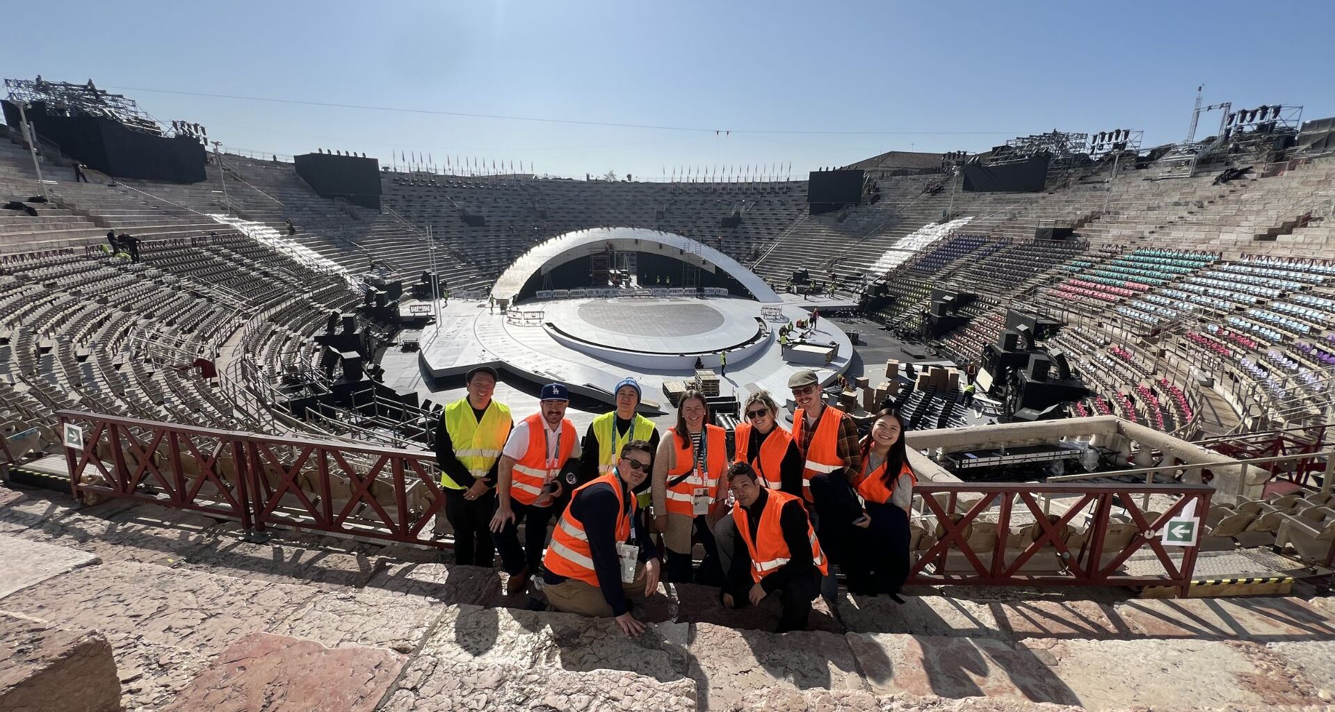 eam members from the Office of Major Events visited the historic Verona Arena, site of the Paralympic Opening Ceremony, for an accessibility tour.