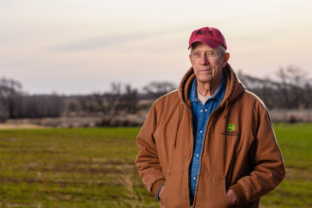 Andy Henard was struck by the outpouring of support on his last day at the Childress infusion center.