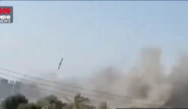 Photos appear to show US Tomahawk missile fragments at site of deadly Iran school strike