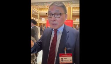 Chinese scholar Zheng Yongnian speaks with the Global Times on the sidelines of 2026 China Development Forum which takes place from March 22 to 23, 2026, in Beijing. Photo: Chen Qingqing/GT