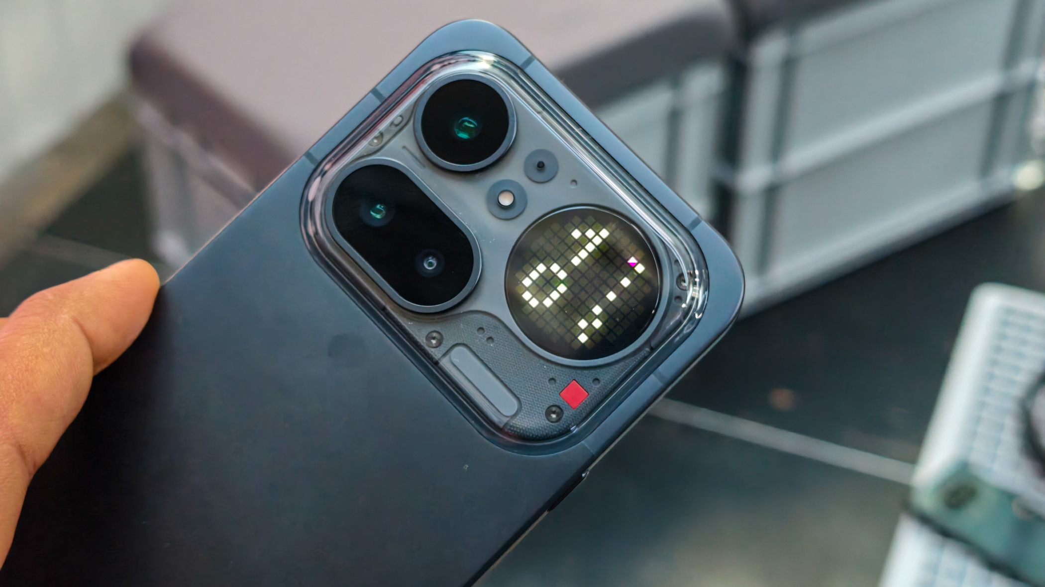 Nothing Phone 4a Pro Black from the launch in London