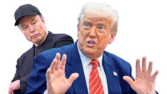 Elon Musk and Donald Trump.