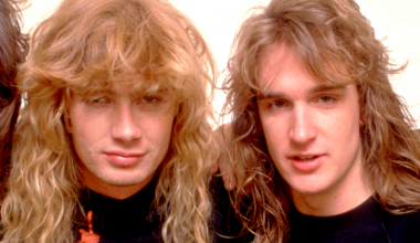 Dave Mustaine and David Ellefson in 1988