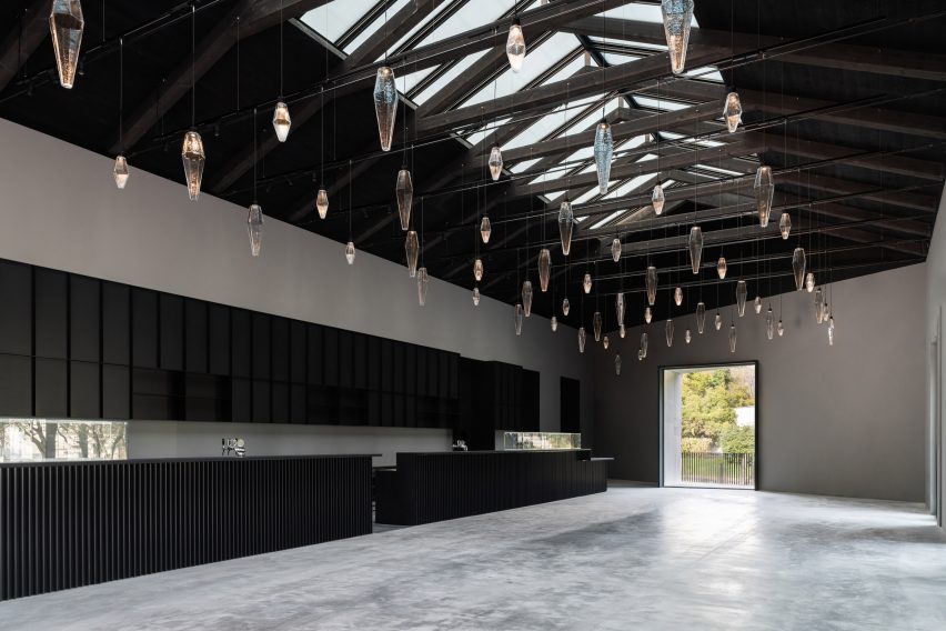 Cafe at the Venice Biennale's Central Pavilion by Labics and Fabio Fumagalli
