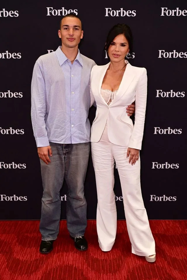 Nikko Gonzalez and Lauren Sanchez arrive at Forbes Power Women's Summit 2024 on September 11, 2024 in New York CityCredit: Getty Images