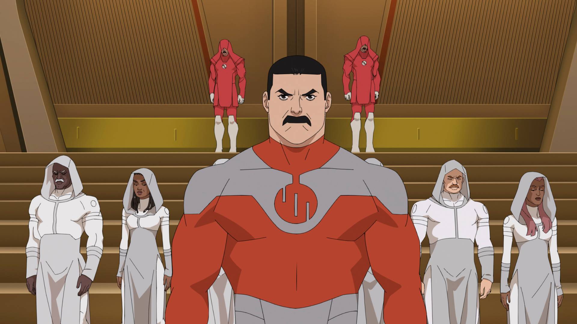 Thragg (Lee Pace) in Invincible season 4
