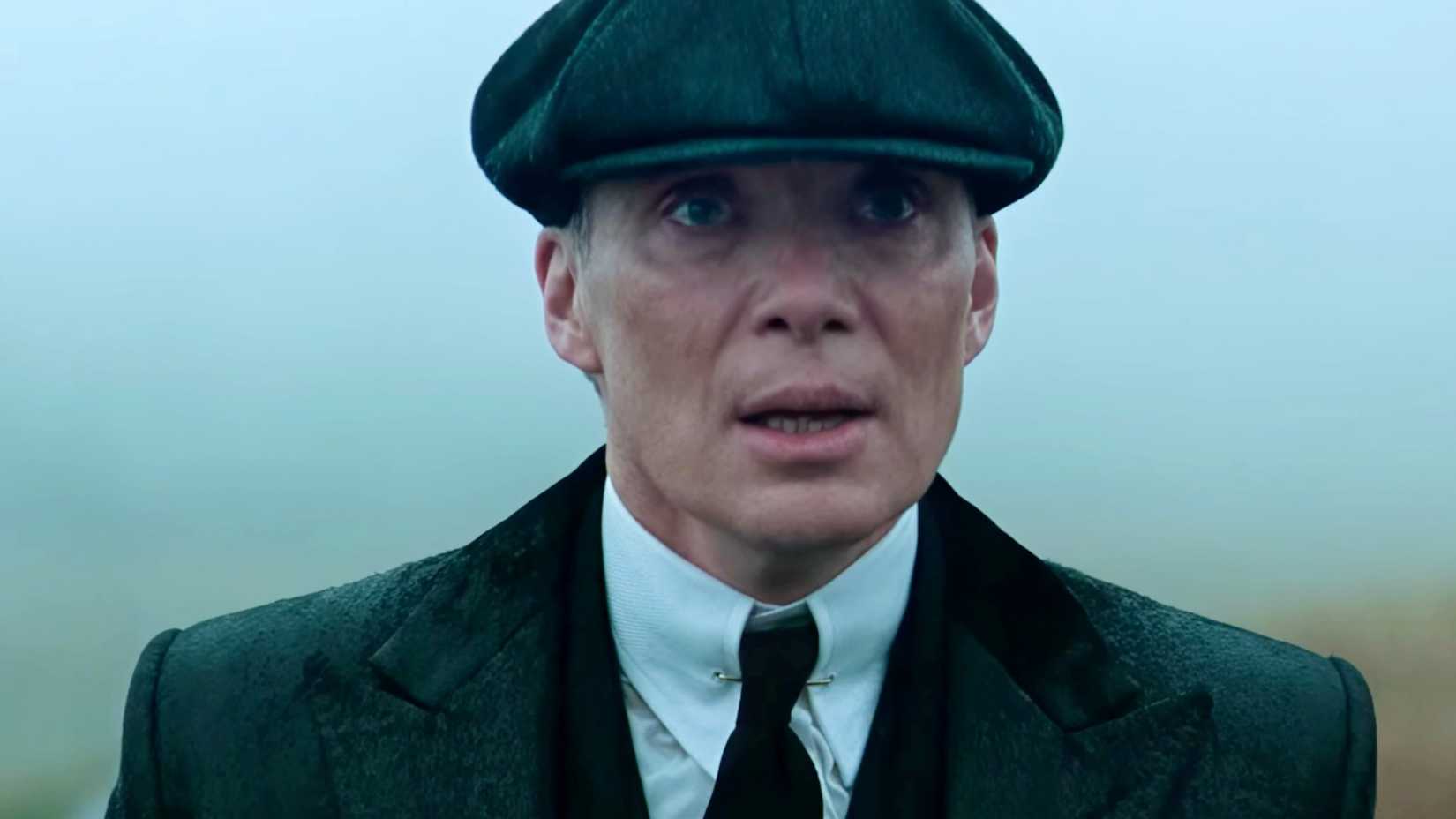 Cillian Murphy as Thomas Shelby scared in Peaky Blinders: The Immortal Man