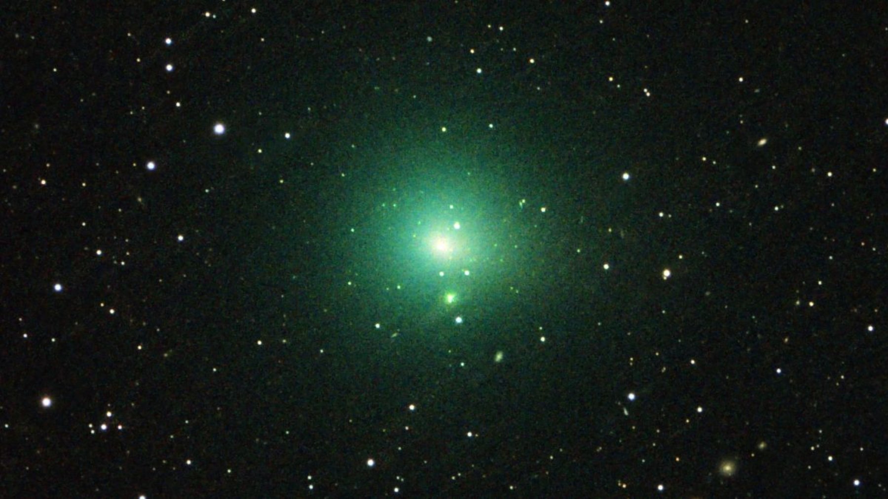 Traveling backwards in time comet