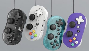 CRKD added TMR thumbsticks to its tiny Atom gamepad.