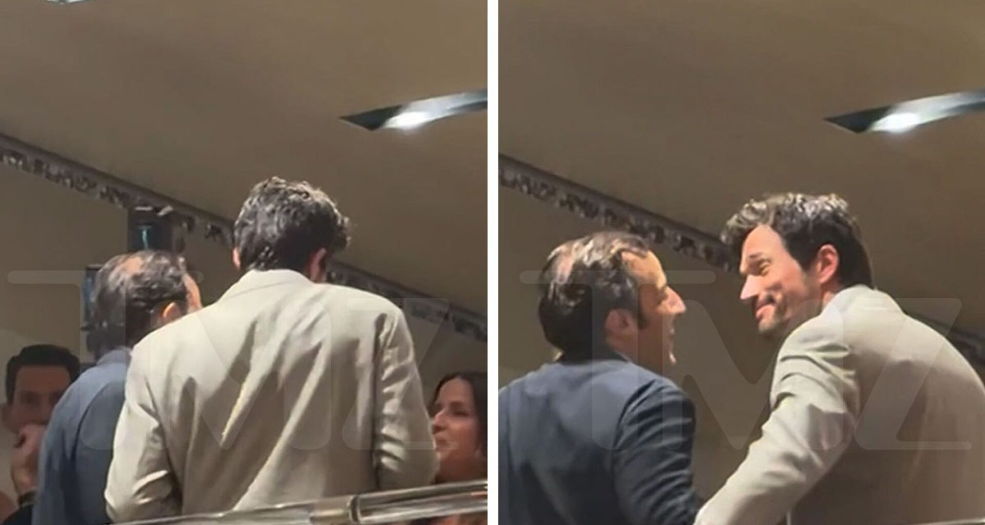 Paul Anthony Kelly Busts a Move at Armani's Pre-Oscars Party