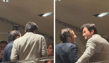 Paul Anthony Kelly Busts a Move at Armani's Pre-Oscars Party