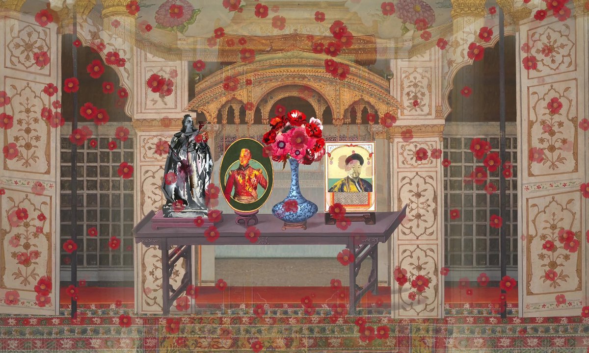 Who owns the seas? Shahzia Sikander's new animation on world trade beamed onto M+ museum facade - The Art Newspaper