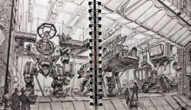 Why this video game artist still draws in a sketchbook with markers