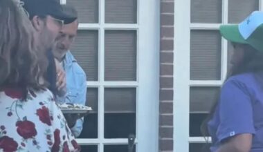 Foo Fighters frontman Dave Grohl surprises guests by serving BBQ at LA backyard bash