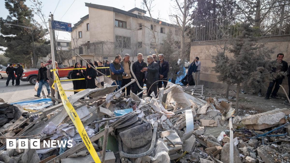 Israel hits Tehran with air strikes as Iranians mark Persian new year - follow live