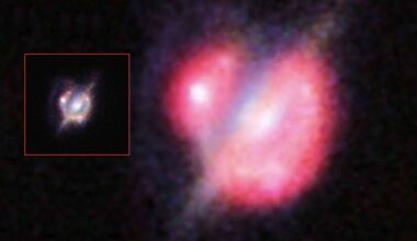 Laser-like signal traced to a distant pair of colliding galaxies- Earth.com