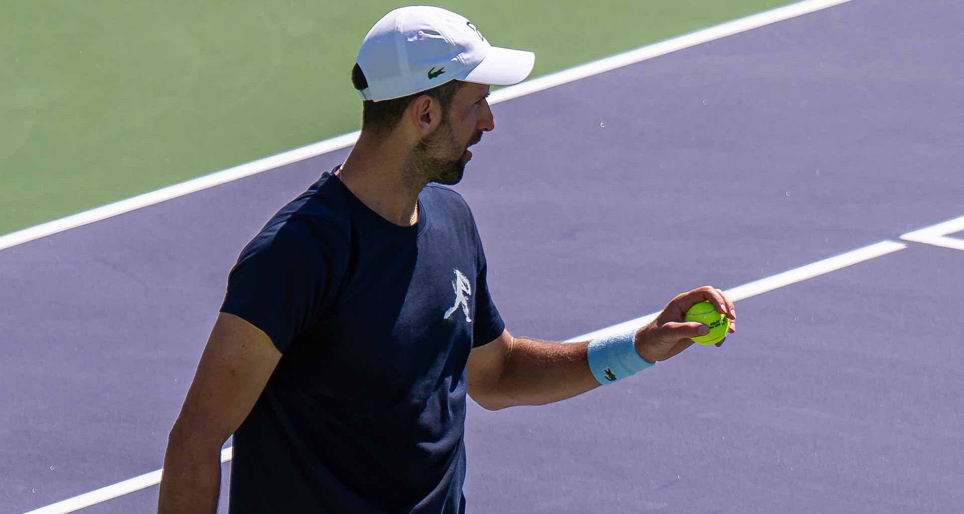 Novak Djokovic reached the fourth round at Indian Wells.